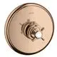 AXOR-HG-AXOR-Montreux-Thermostat-HighFlow-Unterputz-mit-Kreuzgriff-Polished-Red-Gold-16815300 gallery number 1